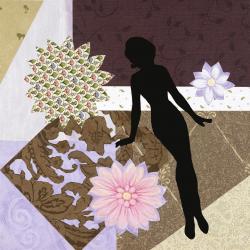 "Paperdolls Series No. 6 Purple"